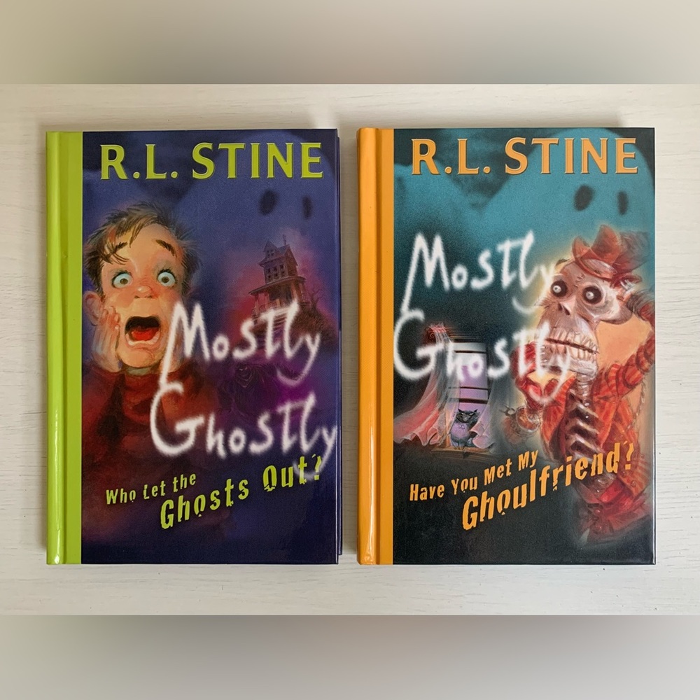 Mostly Ghostly by R.L.Stine Books 1 & 2 Hardcover